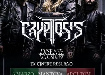 I Cryptosis arrivano in Italia per tre date nel 2026