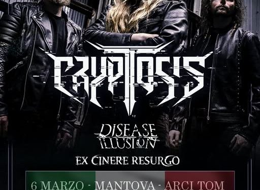 I Cryptosis arrivano in Italia per tre date nel 2026