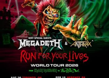 Iron Maiden in tour negli States, Megadeth e Anthrax le band di spalla