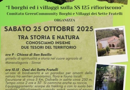 Valorizzazione dei borghi e dei villaggi lungo la vecchia SS125: evento il 25 ottobre