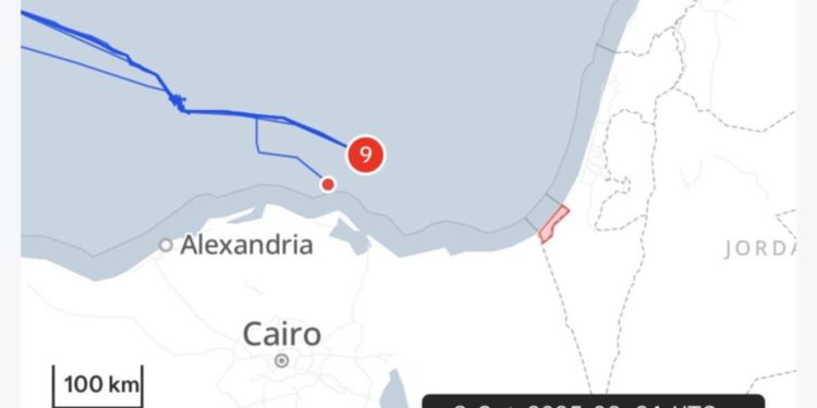La Freedom Flottilla diretta a Gaza è stata fermata stanotte dalle forze d’occupazione israeliane