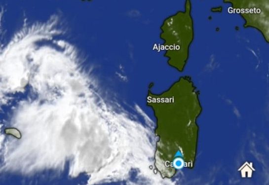 Maltempo, area ciclonica tra la Sardegna e le Baleari: intensi temporali in mare