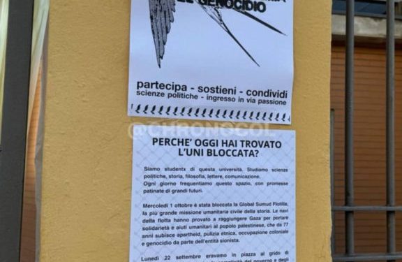 Milano, bloccate le lezioni universitario in sostegno al popolo palestinese
