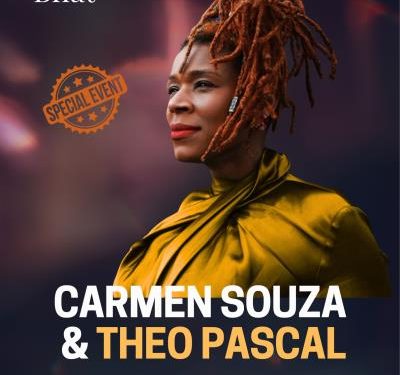 Carmen Souza & Theo Pascal in concerto il primo novembre al Bflat di Cagliari
