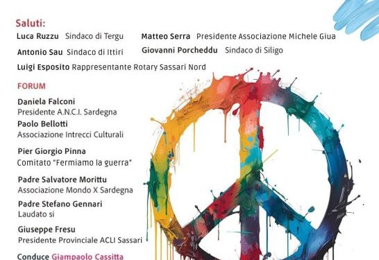 Ammajare, da Siligo a Tergu per continuare a parlare di pace