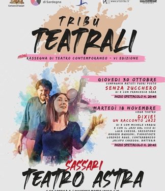 Torna a Sassari la rassegna di teatro contemporaneo “Tribù Teatrali”