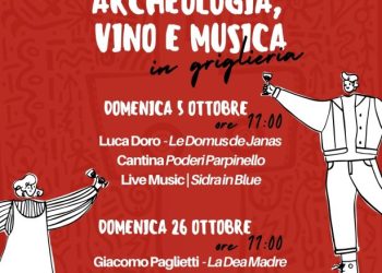Il 26 ottobre secondo appuntamento con “Archeologia, vino e musica” a Porto Ferro