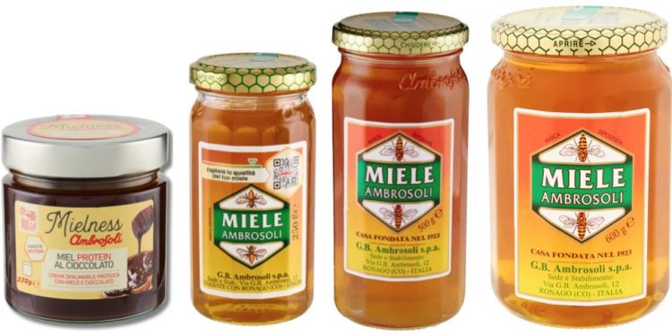 Richiamati miele Ambrosoli per residui di antiparassitari