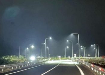 Nuova orientale sarda, la rotatoria di Tortolì è ora illuminata