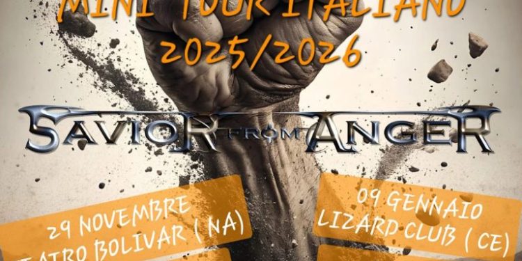 Savior from Anger annunciano un mini-tour italiano fra 2025 e 2026