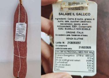 Il Ministero della Salute richiama un lotto di salame ‘Il Gallico’