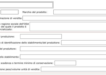 Salsiccia stagionata richiamata per presenza di Salmonella
