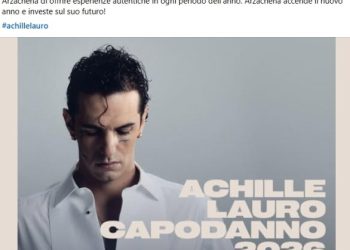 Achille Lauro si prende la scena del Capodanno ad Arzachena