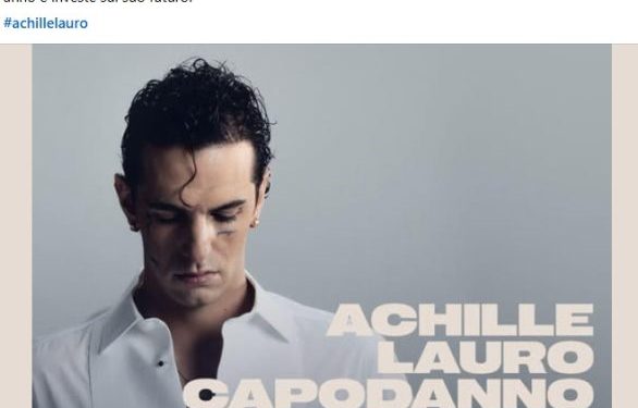 Achille Lauro si prende la scena del Capodanno ad Arzachena