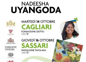 La scrittrice Nadeesha Uyangoda sarà a Cagliari e Sassari con il suo romanzo