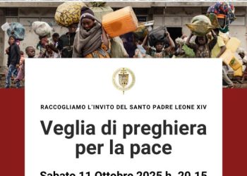 Veglia di preghiera per la pace promossa dalla Diocesi di Cagliari