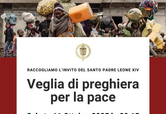 Veglia di preghiera per la pace promossa dalla Diocesi di Cagliari