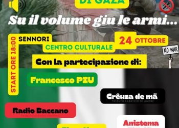 “Insieme, per i bambini di Gaza”, evento a Sennori
