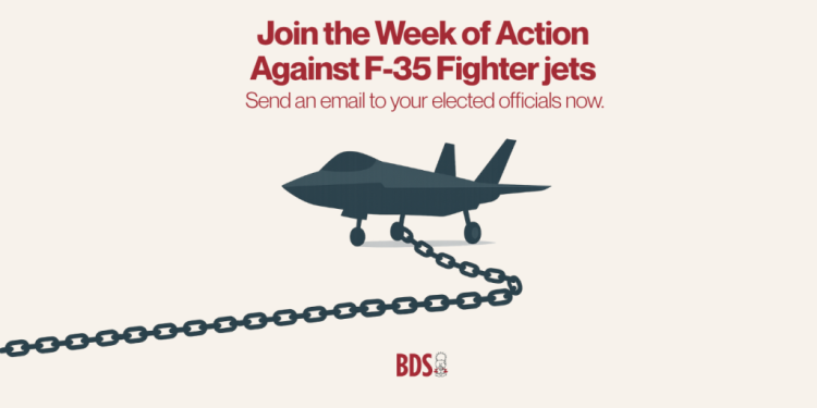 Bds, settimana di azione contro i caccia F-35