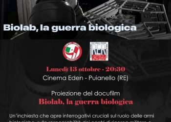 “Biolab, la guerra biologica”, proiezione del documentario di Russia Today a Puianello