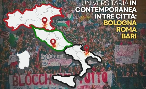 Assemblea studentesca e universitaria nazionale a Bologna, Roma e Bari: appuntamento il 15 e 16 novembre