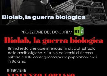Bologna, proiezione di “Biolab, la guerra biologica”