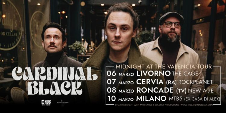 Cardinal Black: il trio gallese annuncia quattro date in Italia nel 2026