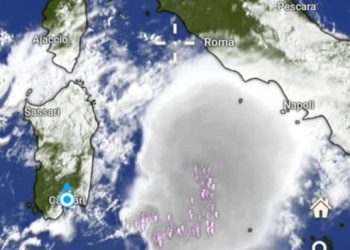 Ciclone mediterraneo sul Tirreno: peggioramento del tempo nelle prossime ore