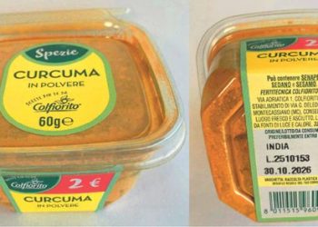 Curcuma Colfiorito richiamata per un potenziale rischio microbiologico
