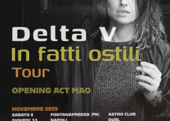 Mao apre il tour dei Delta V e presenta in anteprima assoluta le sue nuove canzoni