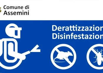 Assemini, interventi di Deblatizzazione e Deratizzazione 7 – 10 – 11 – 14 Novembre