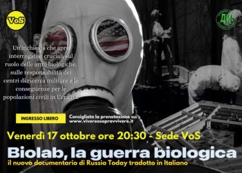 Proiezione del documentario “Biolab, la guerra biologica” a Staranzano