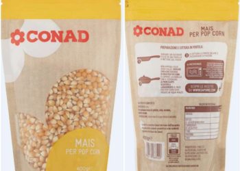 Conad richiama il mais per popcorn