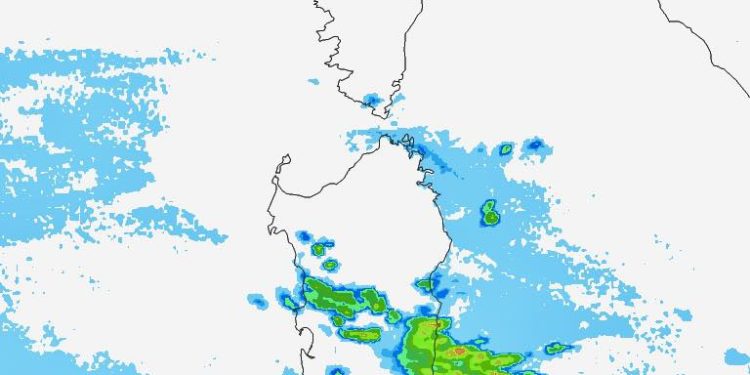 Tempo in peggioramento sulla Sardegna meridionale: nella notte piogge e temporali sparsi