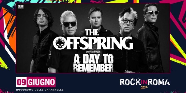 Gli Offspring live a Roma nel giugno 2026