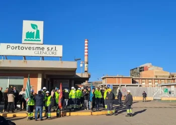 Portovesme: dura protesta dei sindacati