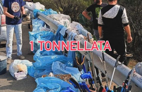 Volontari ripuliscono Is Canaleddus: oltre una tonnellata di rifiuti rimossi