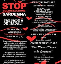6 Dicembre a Capoterra arriva la rassegna culturale “Stop Colonizzazione Sardegna”