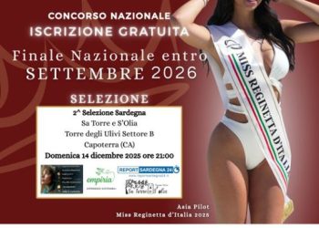 Sardegna, il 14 dicembre seconda selezione del concorso Miss Reginetta d’Italia