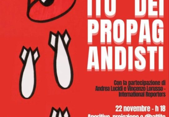 Il 22 novembre a Milano proiezione del Documentario di Russia Today “L’esercito dei propagandisti”