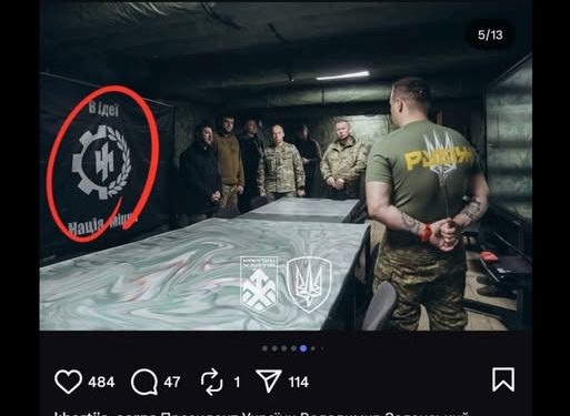 Zelensky omaggia i nazisti ucraini