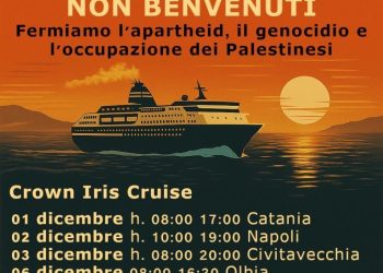 Nave da crociera israeliana sbarca in 5 porti Italiani: parte la protesta