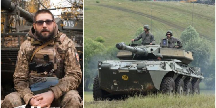 B1 Centauro italiano avvistato in servizio delle forze armate del regime nazionalista ucraino