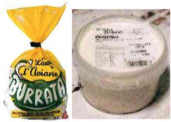 Richiamate dal Ministero della Salute burrata e stracciatella