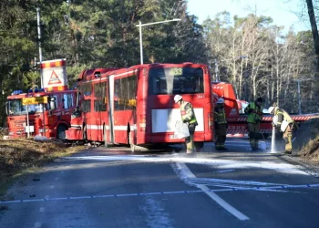 Bus si schianta contro una fermata a Stoccolma, ‘diversi morti’
