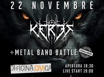 Metal Forever: i Keres headliner della seconda sfida eliminatoria all’officina civica