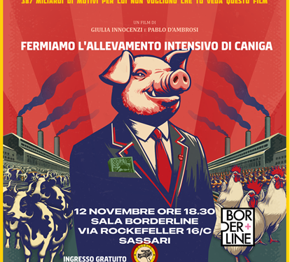 Food for Profit: i motivi per dire no all’allevamento di Caniga a Sassari