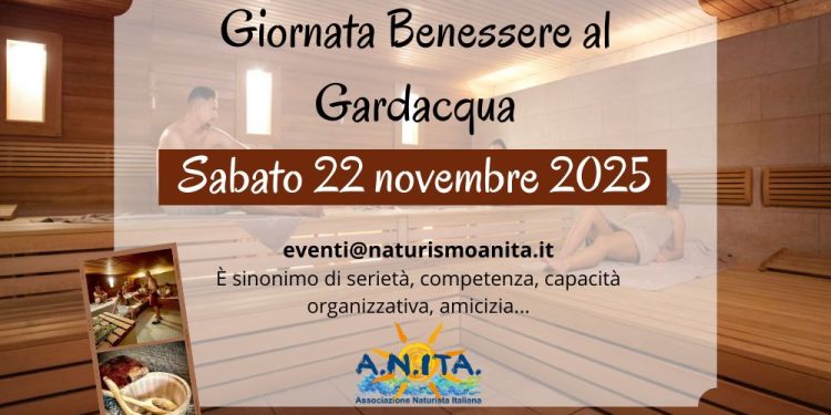 Giornata Wellness naturista sul Garda: appuntamento il 22 novembre 2025