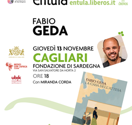 Fabio Geda torna nell’Isola con il suo nuovo reportage narrativo “La casa dell’attesa”
