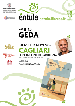 Fabio Geda torna nell’Isola con il suo nuovo reportage narrativo “La casa dell’attesa”